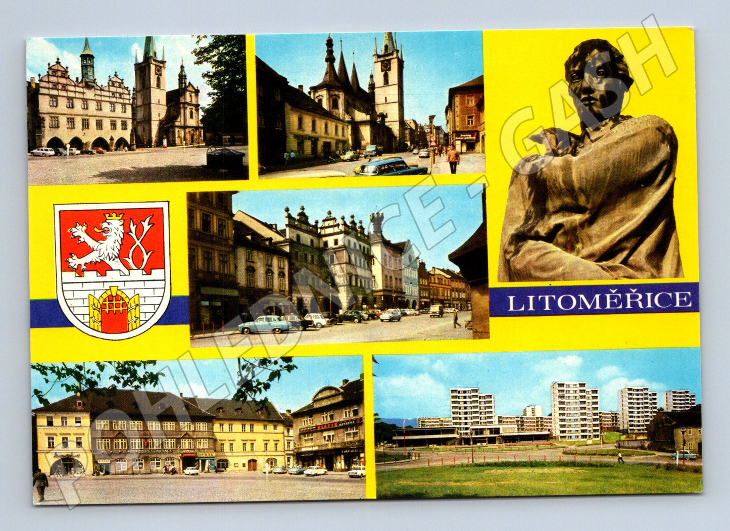 Pohlednice Litoměřice – koláž Orbis (M10543)