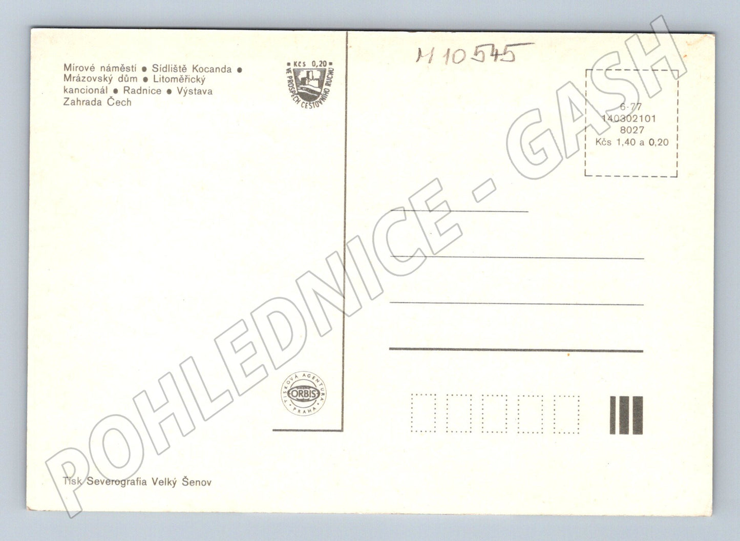 Pohlednice Litoměřice – více záběrů (M10545)