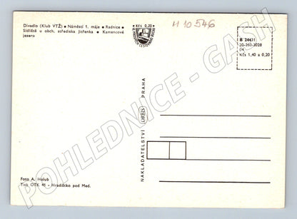 Pohlednice Chomutov – více motivů (M10546)
