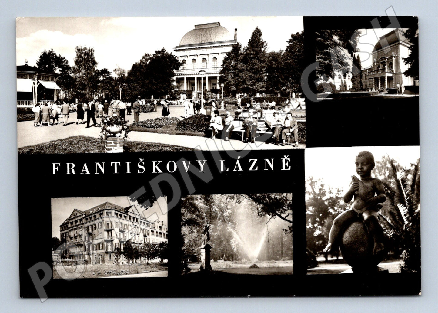 Pohlednice Františkovy Lázně, ČSR (M10556)