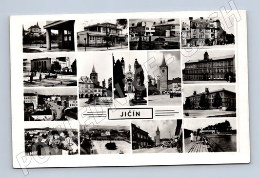 Pohlednice Jičín historická koláž (M10557)