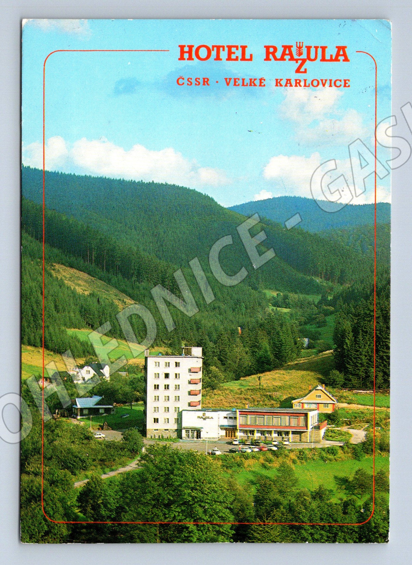 Pohlednice Velké Karlovice - Hotel Razula (M10574)