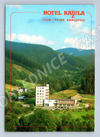Pohlednice Velké Karlovice - Hotel Razula (M10574)