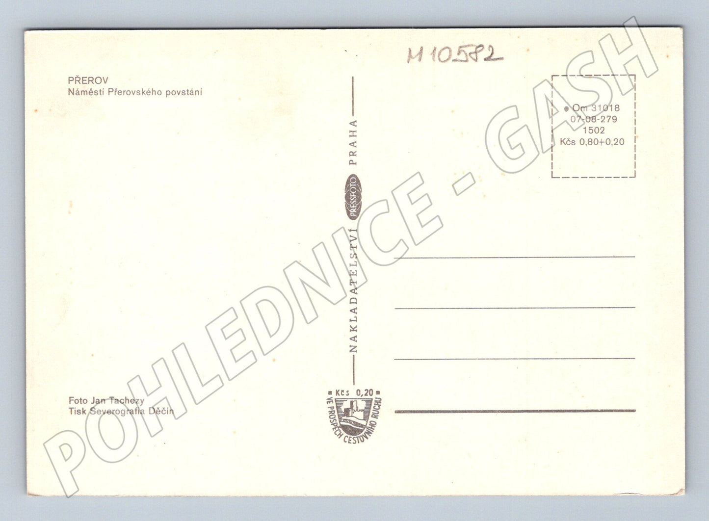 Pohlednice Přerov – Náměstí Přerovského povstání (M10582)
