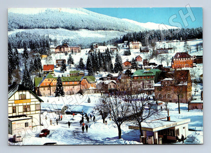 Pohlednice Špindlerův Mlýn Krkonoše – zimní (M10602)