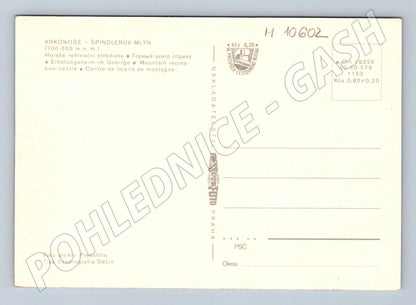 Pohlednice Špindlerův Mlýn Krkonoše – zimní (M10602)