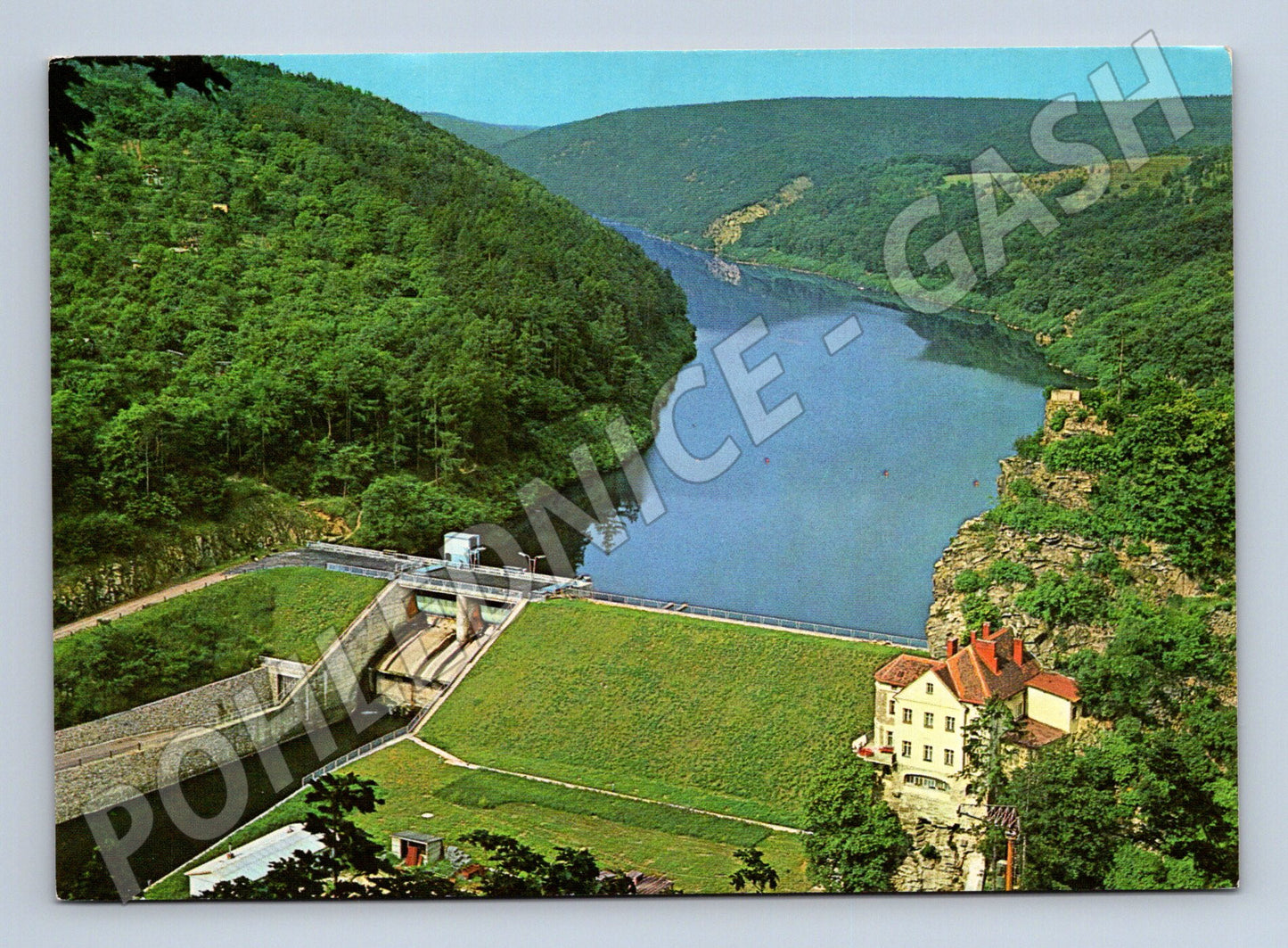 Pohlednice Znojmo – přehrada na Dyji (M10605)