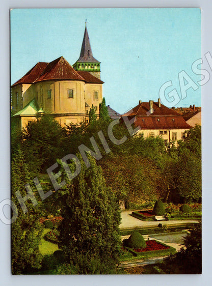 Pohlednice Jičín – park a historická část (M10607)