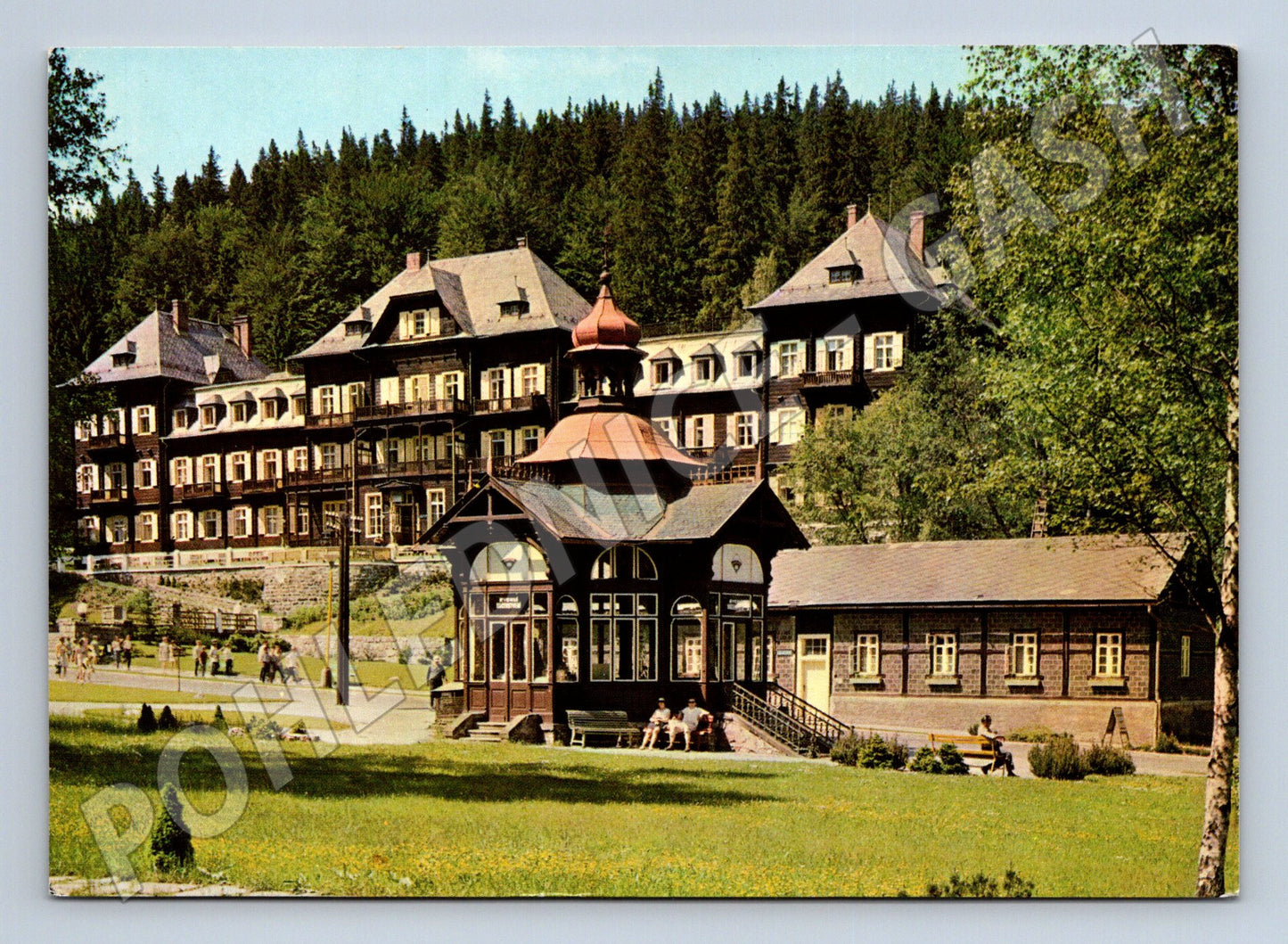 Pohlednice Karlova Studánka Slezský dům (M10613)
