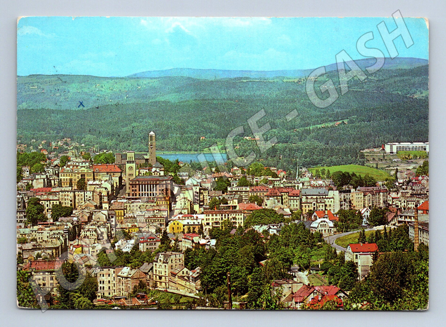 Pohlednice Jablonec nad Nisou – celkový pohled (M10621)