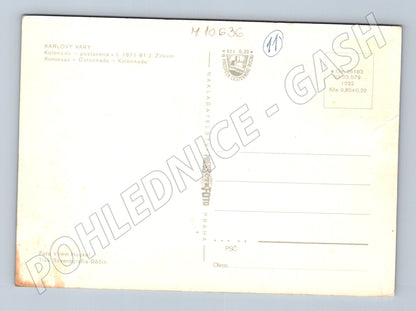 Pohlednice Karlovy Vary - kolonáda (M10636)