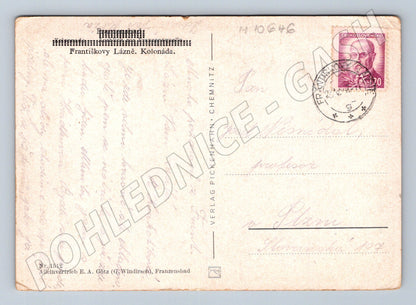 Pohlednice Františkovy Lázně kolonáda (M10646)