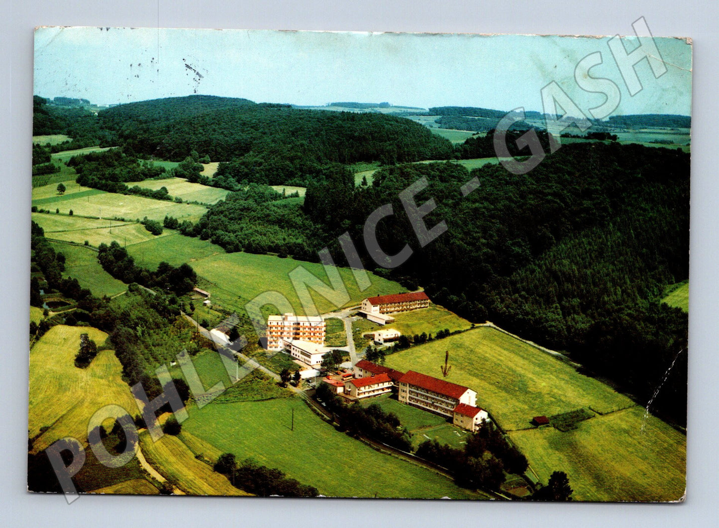 Pohlednice Letecký pohled na Waldsanatorium Urbachtal (M10656)