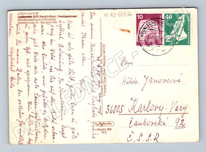 Pohlednice Letecký pohled na Waldsanatorium Urbachtal (M10656)