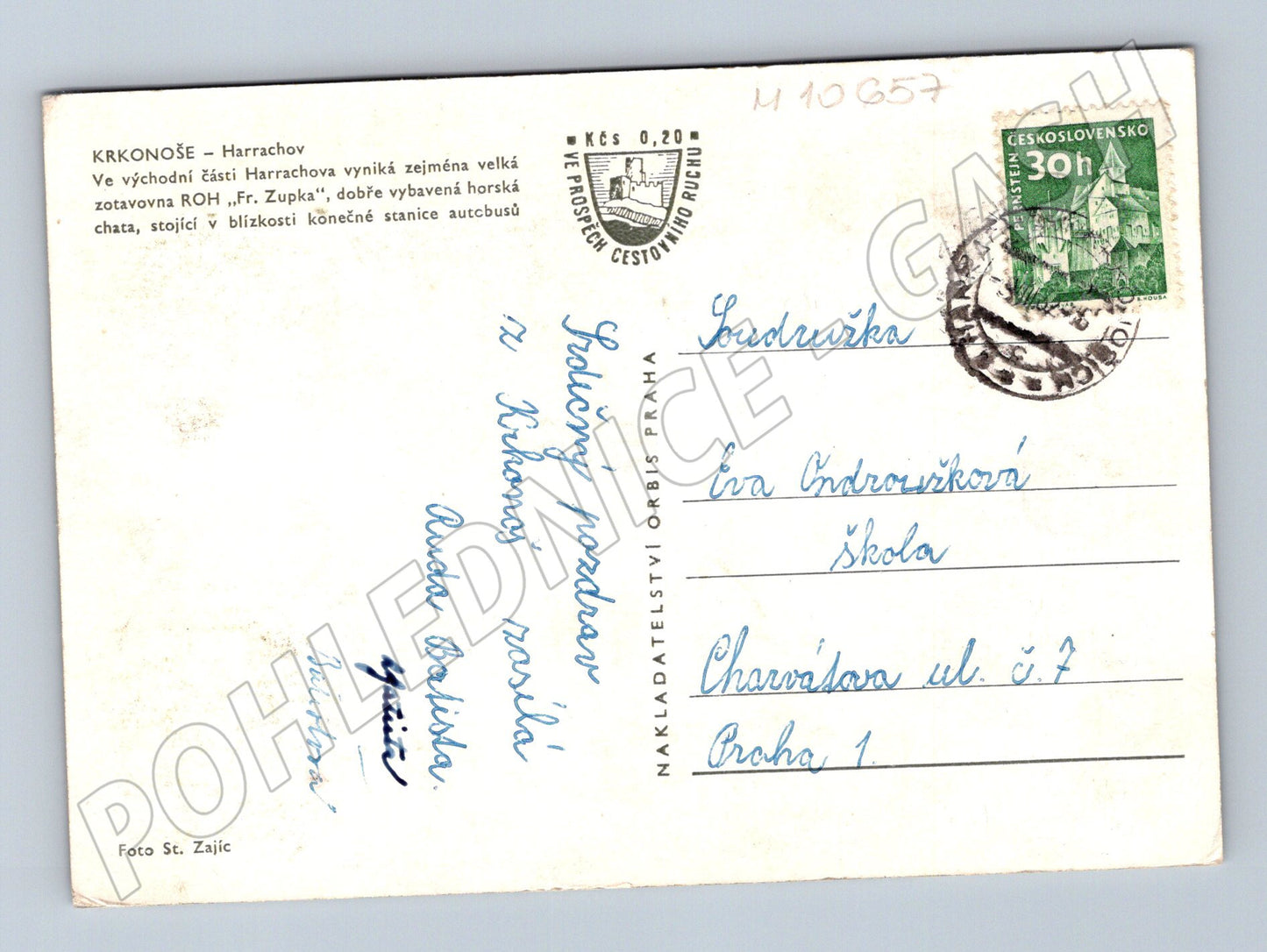 Pohlednice Harrachov - ROH zotavovna Fr. Zupka (M10657)