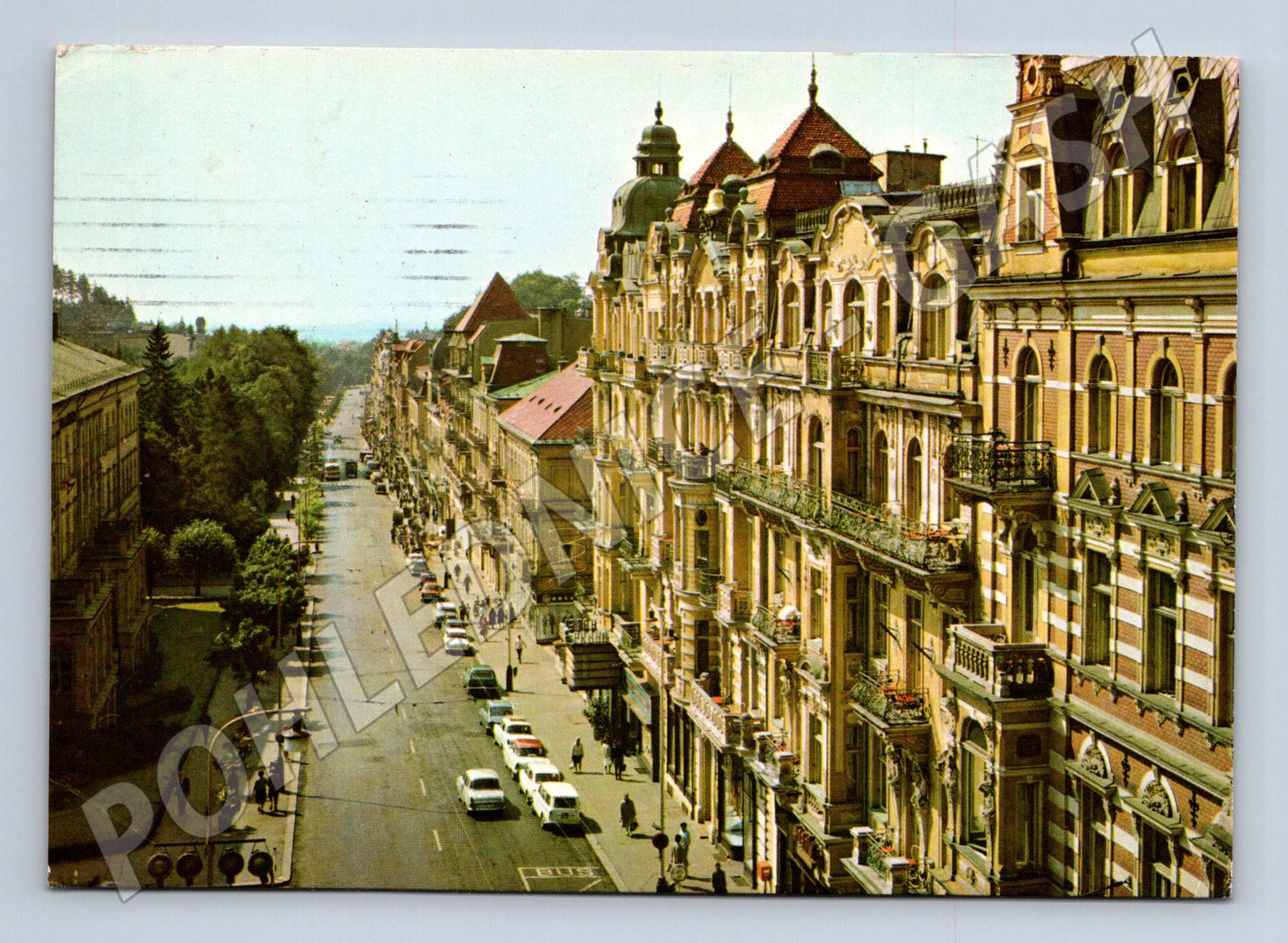 Pohlednice Mariánské Lázně – Třída Odborářů (M10670)
