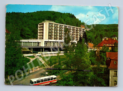 Pohlednice Karlovy Vary Lázeňské sanatorium Sanssouci (M10674)