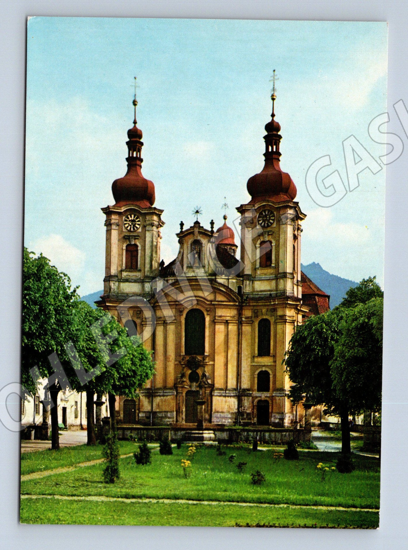 Pohlednice Hejnice - barokní chrám Navštívení Panny Marie (M10681)