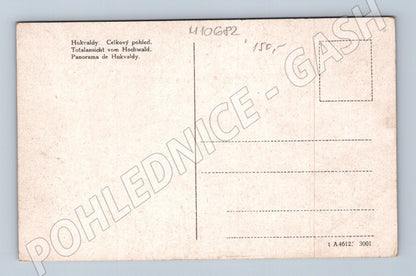 Pohlednice Hukvaldy Hrad a krajina (M10682)