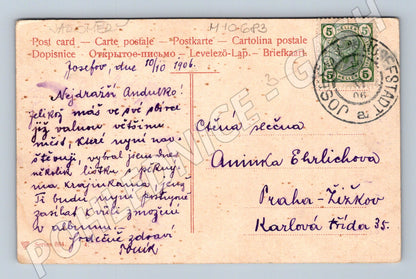 Pohlednice Josefov 1906 – česká krajina (M10683)