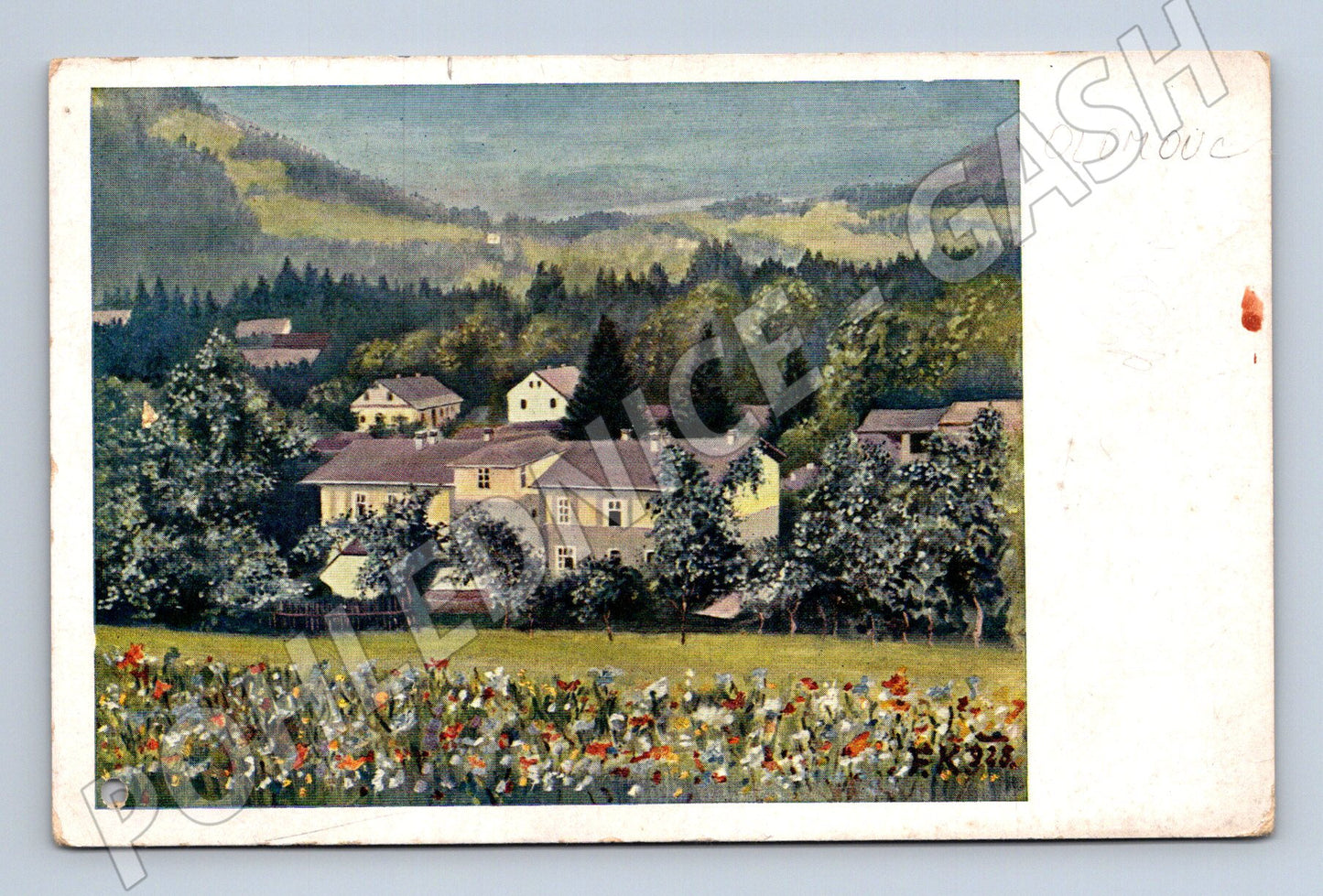 Pohlednice Olomouc-Sobotín, ozdravovna (M10686)