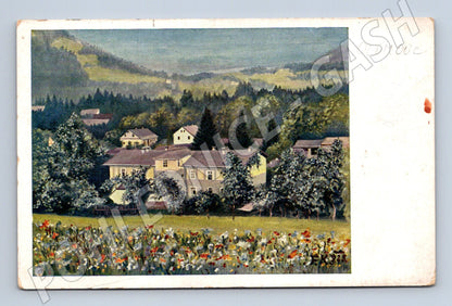 Pohlednice Olomouc-Sobotín, ozdravovna (M10686)
