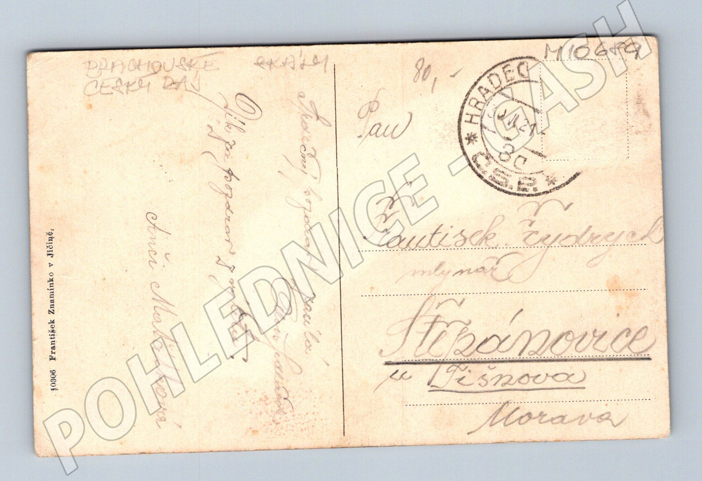 Pohlednice Partie z Císařské chodby – Český ráj (M10689)