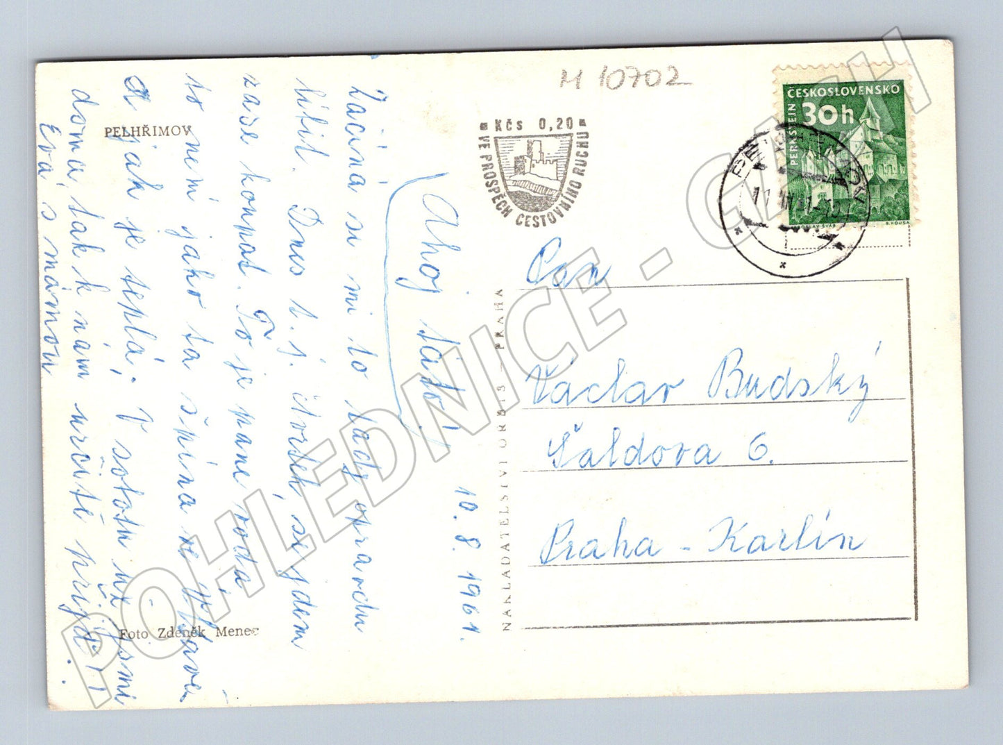 Pohlednice Historická vesnice Pelhřimovsko (M10702)