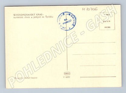 Pohlednice Severomoravský kras - chata u jeskyní (M10706)