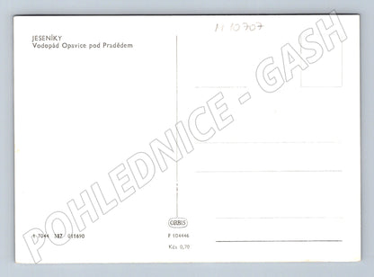 Pohlednice Jeseníky Vodopád Opavice (M10707)