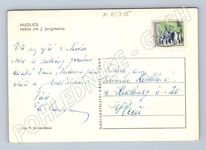 Pohlednice Hudlice J. Jungmann (M10715)