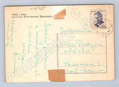 Pohlednice Vráž u Písku – zámek, sanatorium (M10725)
