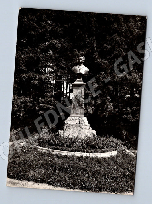 Pohlednice Lázně Jeseník - pomník Vincence Priessnitze (M10726)