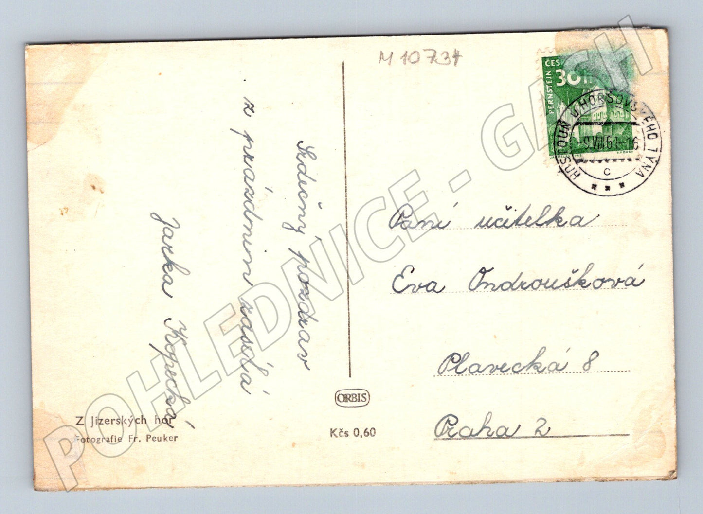 Pohlednice Jizerské hory – před 1950 (M10734)