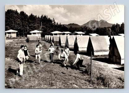 Pohlednice Doksy - Stanový tábor na Bílém kameni (M10742)