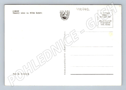Pohlednice Doksy - Stanový tábor na Bílém kameni (M10742)