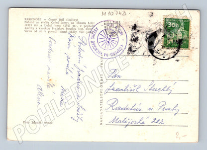 Pohlednice Krkonoše Černý Důl Lučiny (M10743)