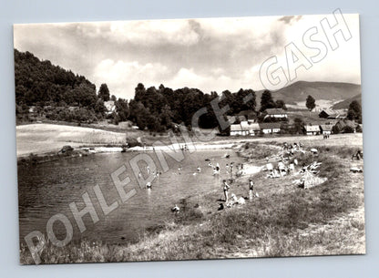 Pohlednice Rynoltice koupaliště - historická (M10747)