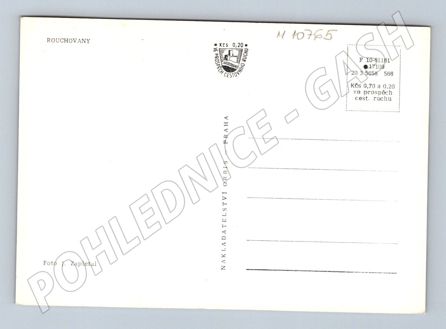 Pohlednice Rouchovany - Orbis Praha, čb (M10765)