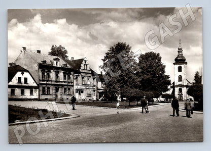 Pohlednice Rokytnice v Orlických horách – náměstí (M10767)