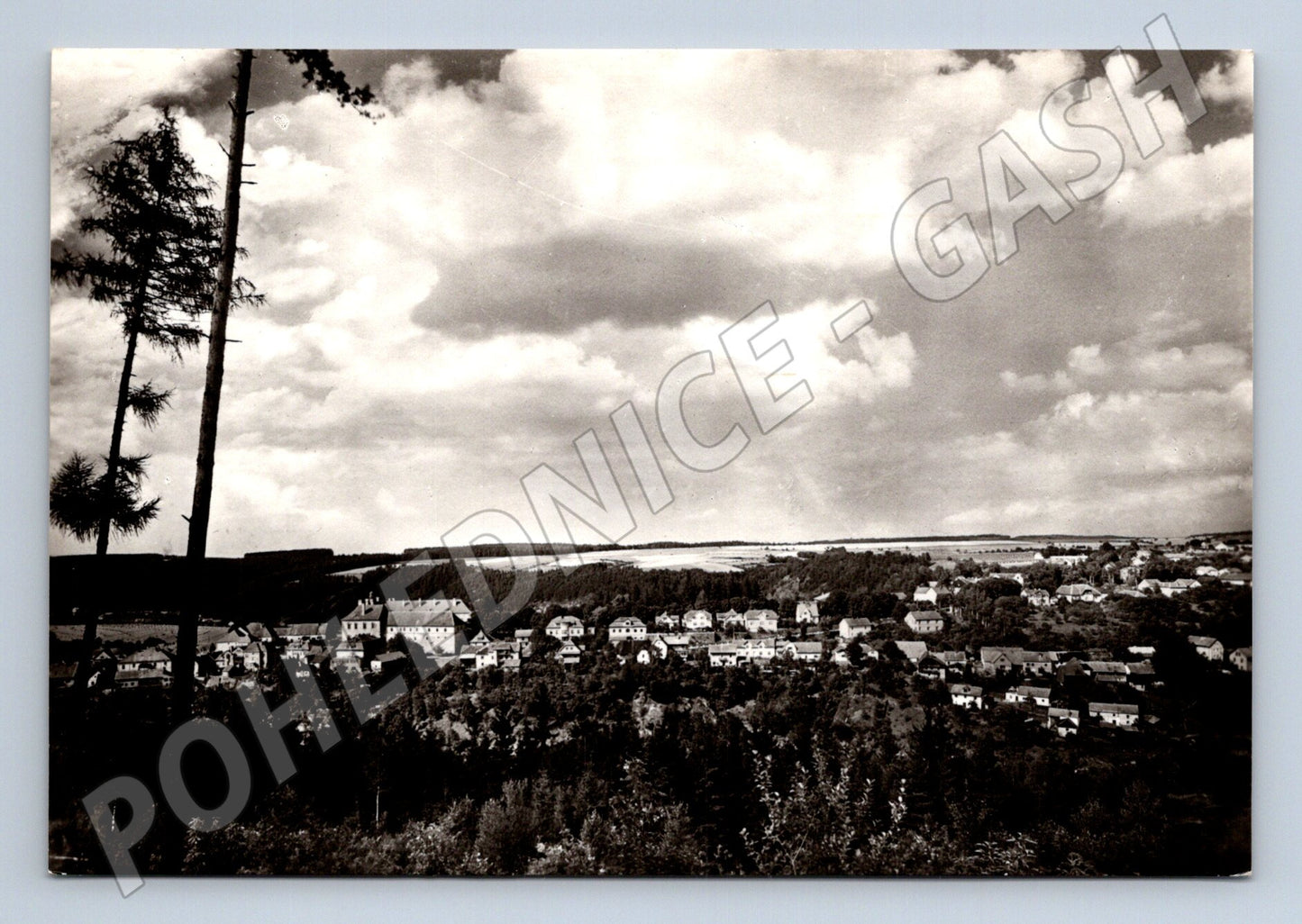 Pohlednice Rataje nad Sázavou, panorama (M10772)