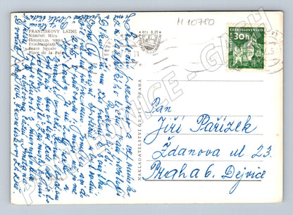 Pohlednice Františkovy Lázně – Náměstí Míru (M10780)