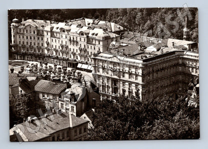 Pohlednice Karlovy Vary Grandhotel Pupp - černobílá (M10787)
