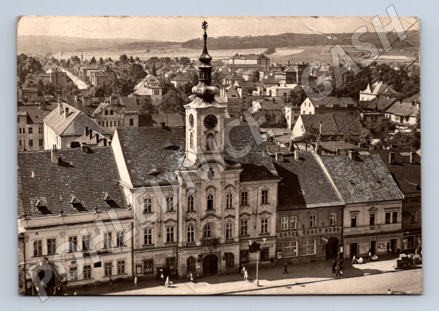Pohlednice Rokycany Radnice a náměstí (M10806)