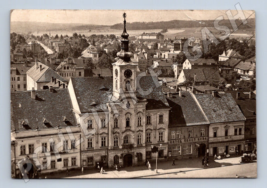 Pohlednice Rokycany Radnice a náměstí (M10806)