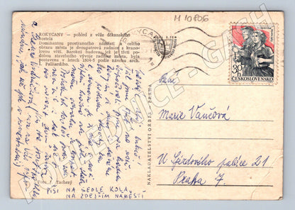 Pohlednice Rokycany Radnice a náměstí (M10806)