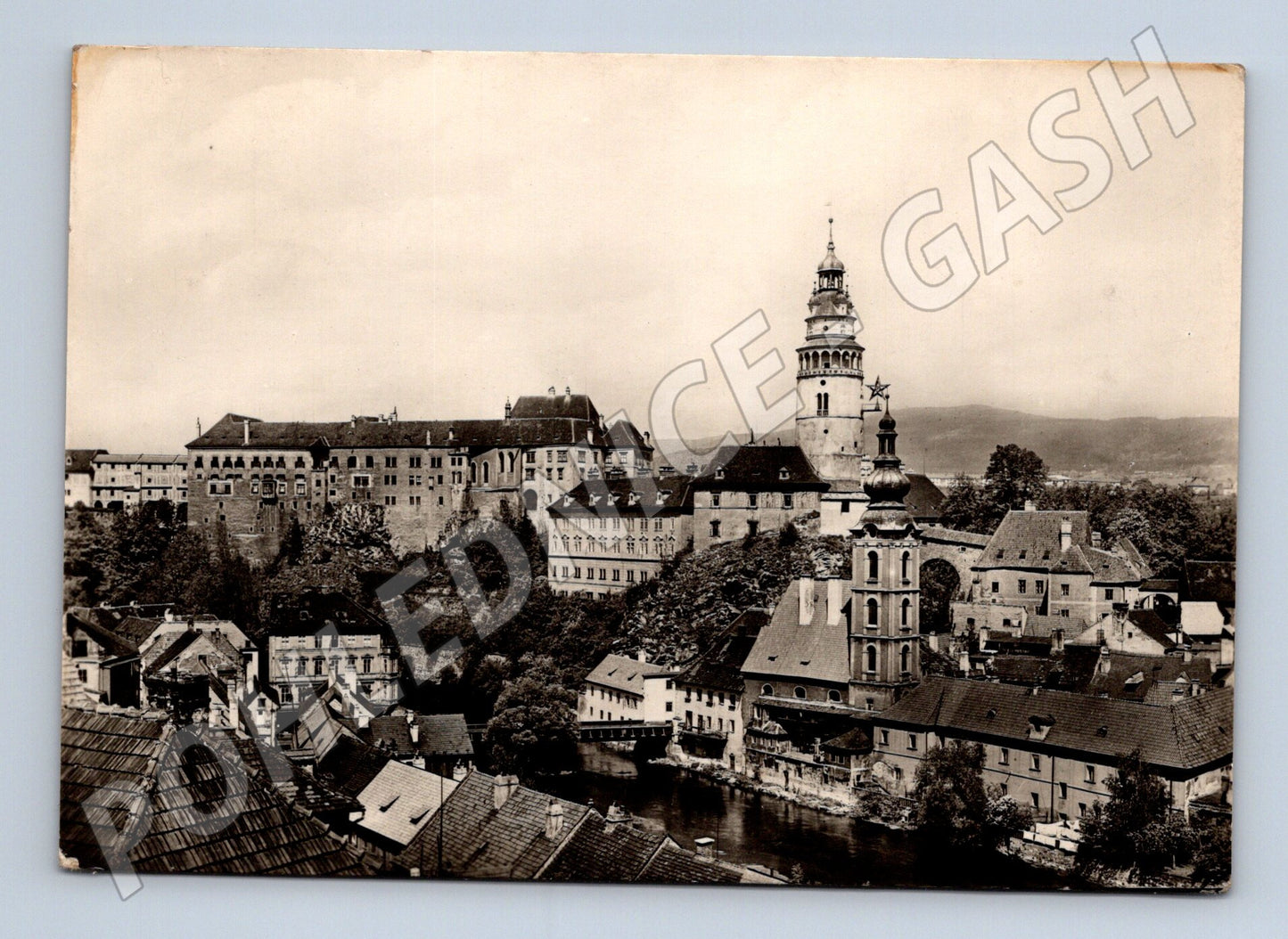 Pohlednice Český Krumlov Zámek 1948 (M10807)