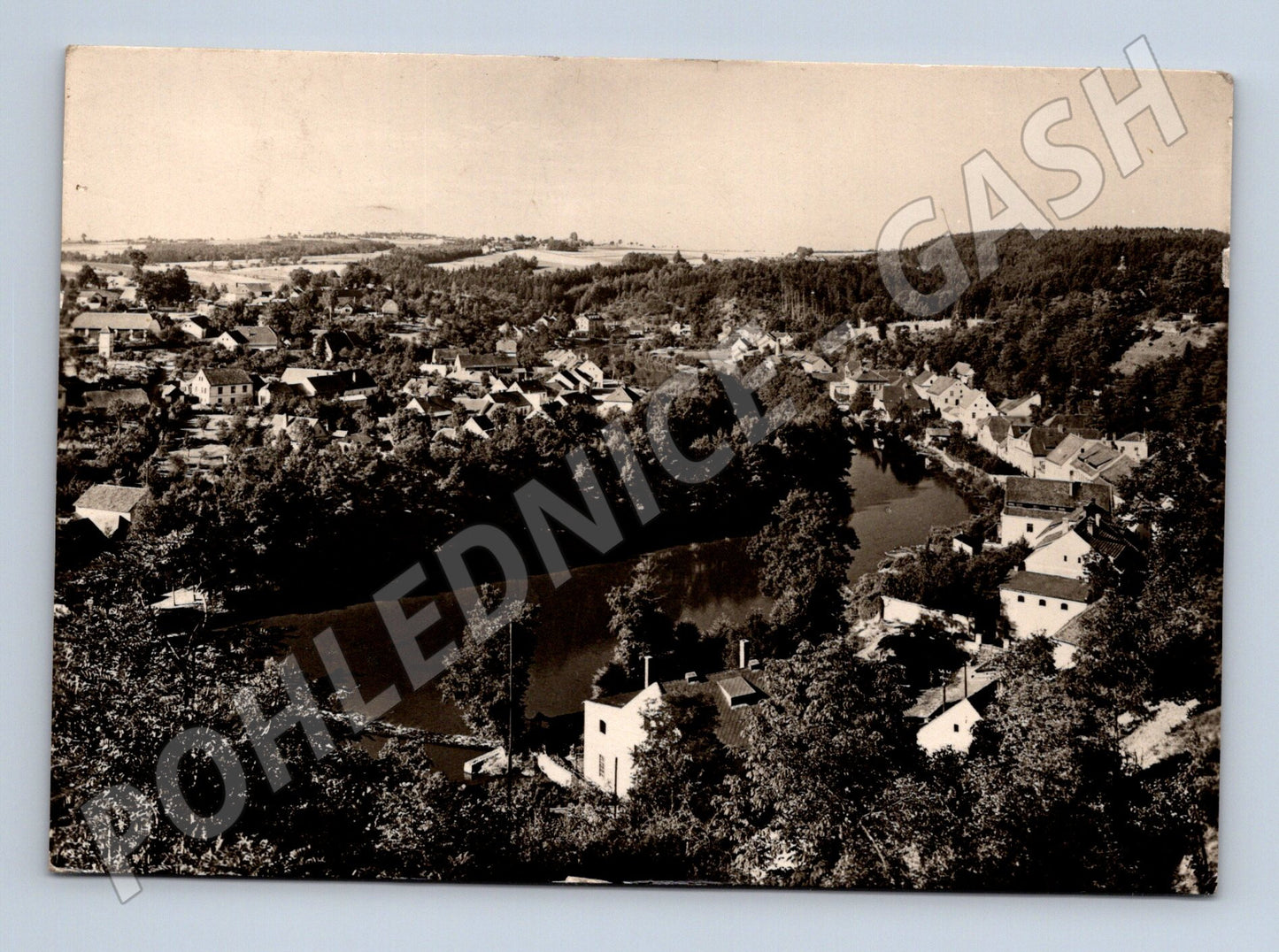 Pohlednice Tábor - řeka Lužnice (M10809)