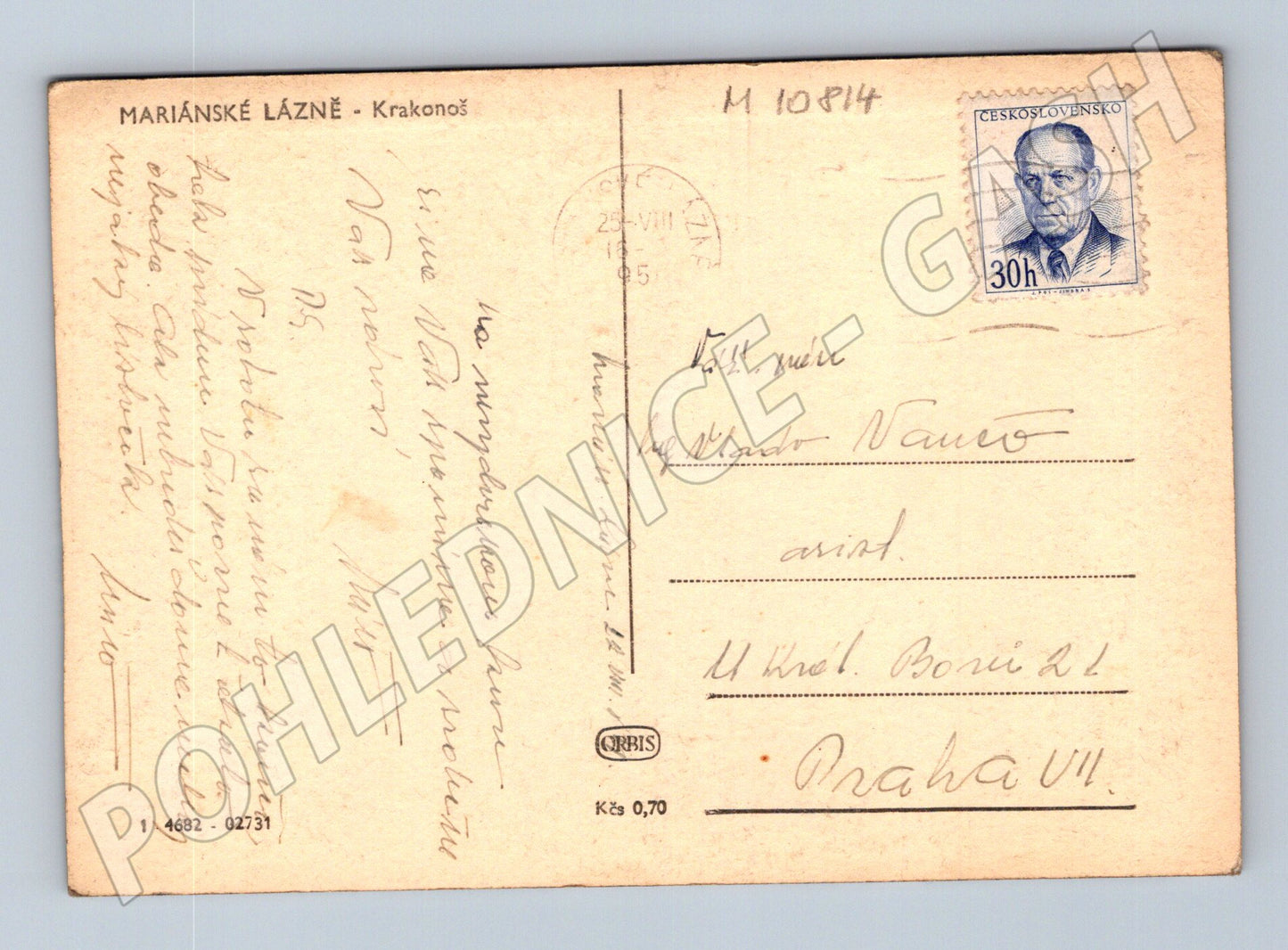 Pohlednice Mariánské Lázně - Krakonoš (M10814)