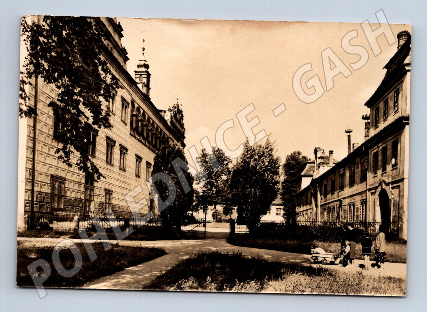 Pohlednice Litomyšl zámek - rodný dům Smetany (M10820)